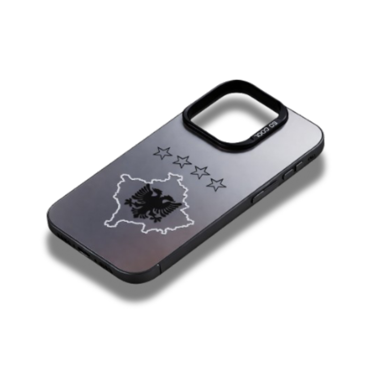 Kosovo Vier Sterne Hülle – Dunkelgrau