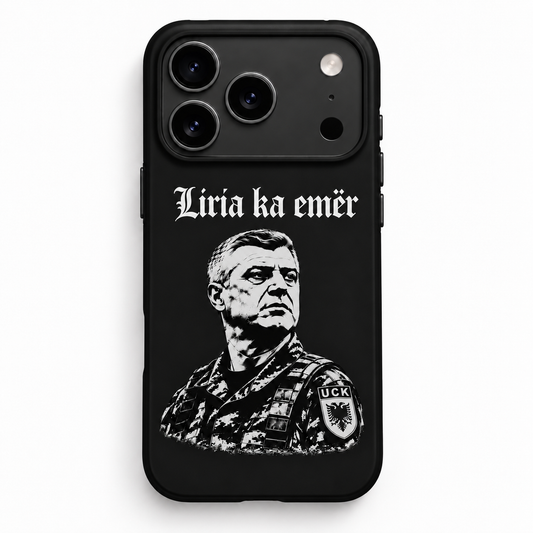 Hashim Thaçi – Liria ka Emër Hülle Schwarz